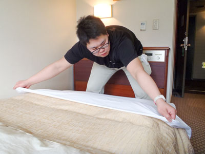 ホテル客室清掃